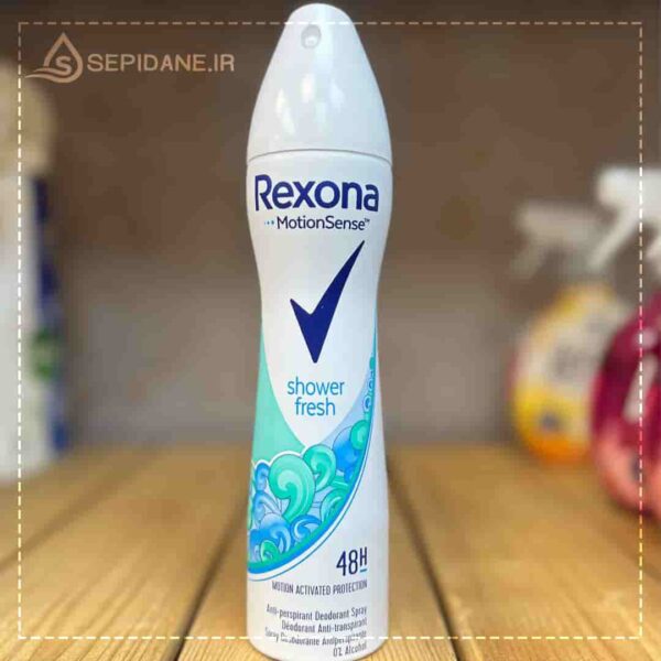 اسپری ضد تعریق رکسونا REXONA مدل shower fresh ایتالیایی حجم 200 میلی لیتر اورجینال - Image 2