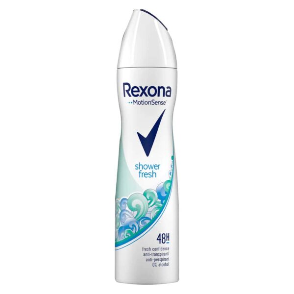 اسپری ضد تعریق رکسونا REXONA مدل shower fresh ایتالیایی حجم 200 میلی لیتر اورجینال