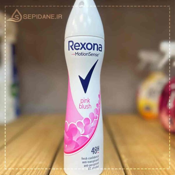 اسپری ضد تعریق رکسونا REXONA مدل Pink Blush ایتالیایی حجم 200 میلی لیتر اورجینال - Image 2