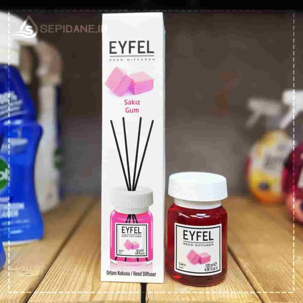 خوشبوکننده هوا ایفل Eyfel با رایحه آدامس حجم 120 میلی لیتر اورجینال ترکیه - Image 2
