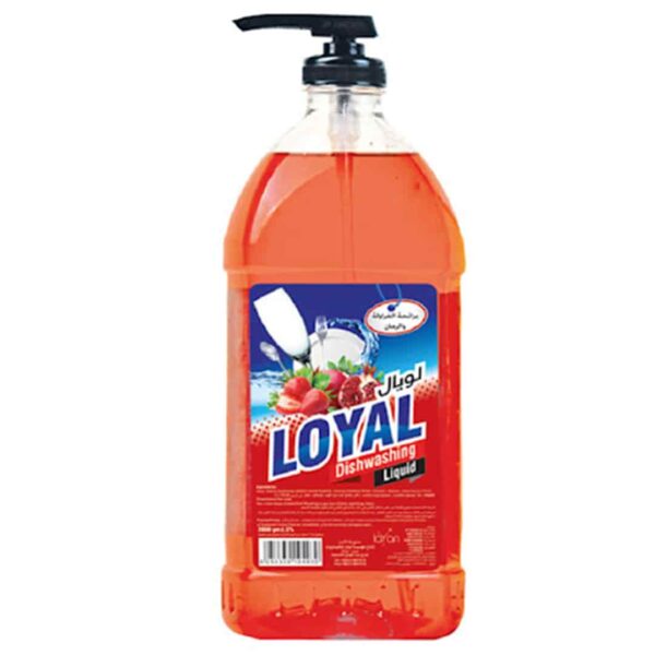 مایع ظرفشویی لویال Loyal با رایحه انار و توت فرنگی 2 کیلوگرم اورجینال
