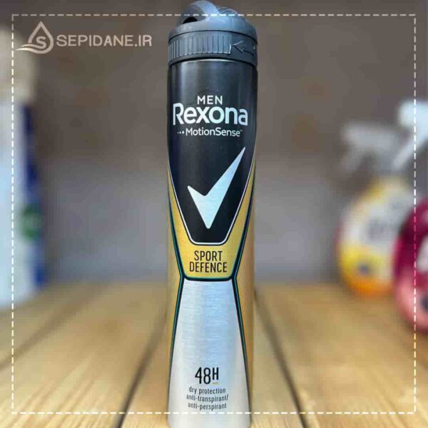 اسپری ضد تعریق رکسونا REXONA مدل Sport Defence ایتالیایی حجم 200 میلی لیتر اورجینال - Image 2