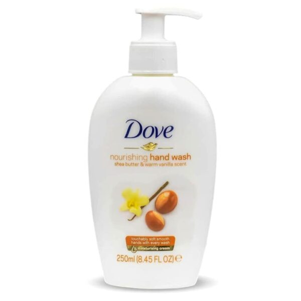 مایع دستشویی کرمی داو DOVE مدل Nourishing رایحه وانیل حجم 250 میلی لیتر اورجینال