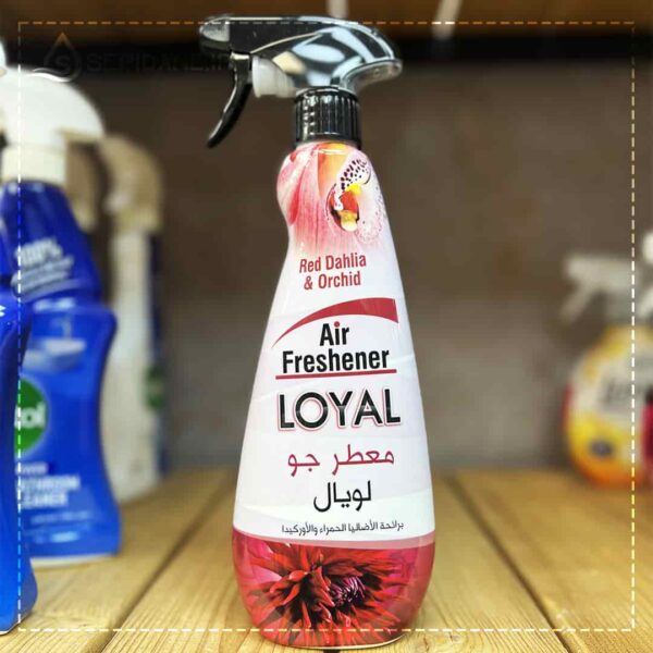 اسپری خوشبوکننده هوا لویال Loyal با رایحه ارکیده و دالیای قرمز 450 میلی لیتر اورجینال - Image 2