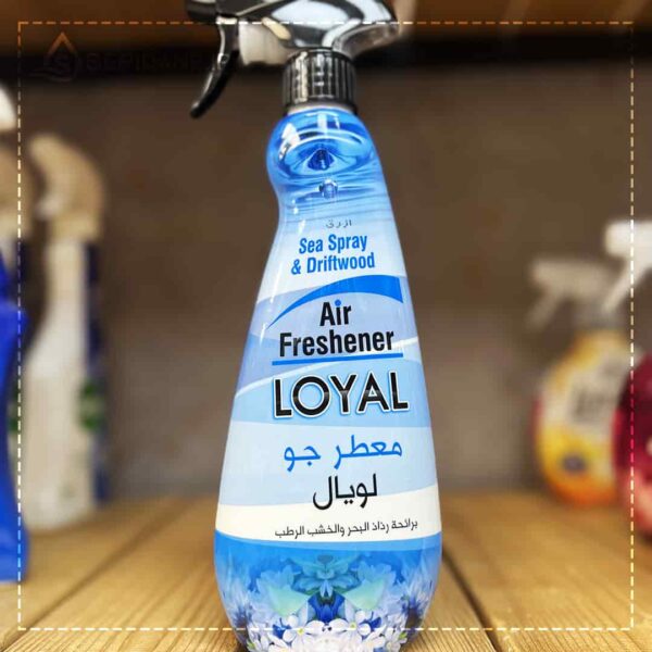 اسپری خوشبوکننده هوا لویال Loyal با رایحه نسیم دریا و چوب 450 میلی لیتر اورجینال - Image 2