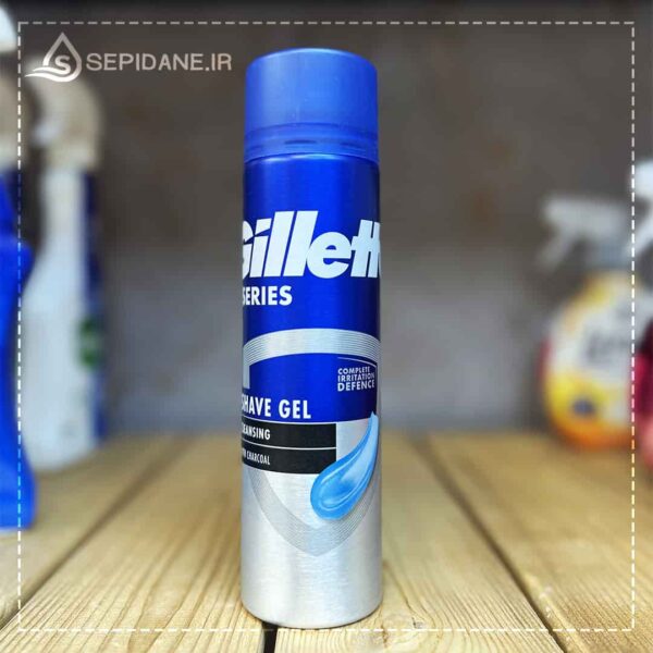 ژل اصلاح صورت زغالی ژیلت Gillette حجم 200 میلی لیتر اورجینال - Image 2