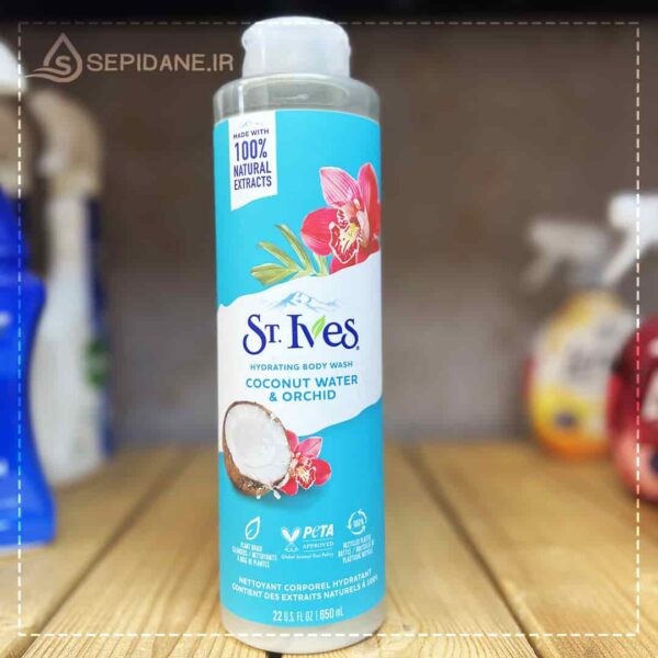 شامپو بدن نارگیل و گل ارکیده سنت ایوز ST.Ives حجم 650 میلی لیتر اورجینال - Image 2