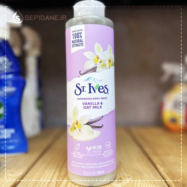 شامپو بدن وانیل و جو دو سر سنت ایوز ST.Ives حجم 650 میلی لیتر اورجینال - Image 2