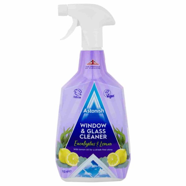 اسپری تمیزکننده شیشه و پنجره استونیش Astonish اصل 750 میلی لیتر اورجینال