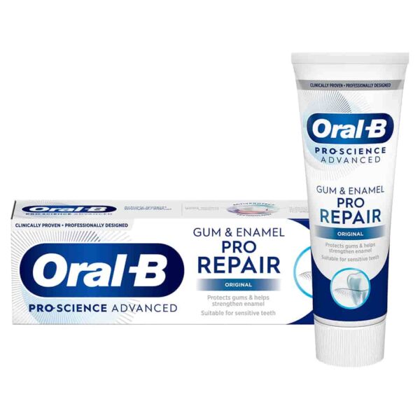 خمیردندان Oral-B اورال بی professional Pro-Repair حجم 75 میلی لیتر اورجینال