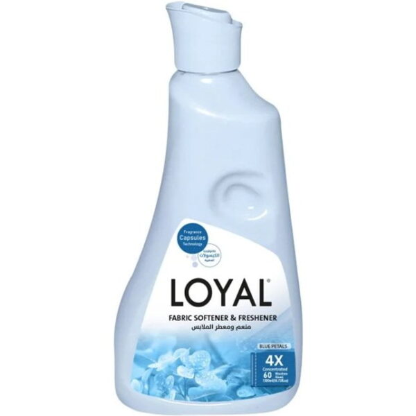 نرم کننده و خوشبوکننده لباس لویال Loyal با رایحه گلبرگ آبی 750 میلی لیتر اورجینال