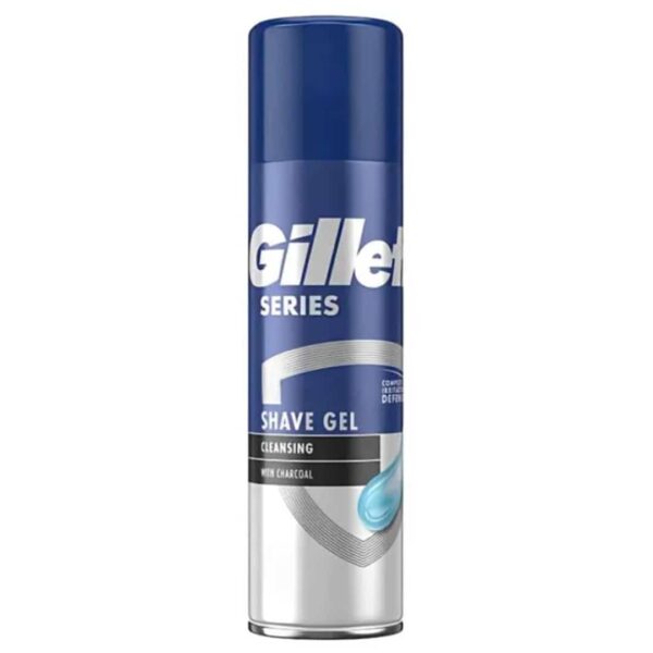 ژل اصلاح صورت زغالی ژیلت Gillette حجم 200 میلی لیتر اورجینال