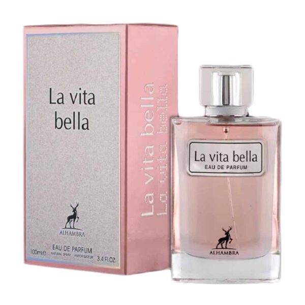 ادکلن لا ویتا بلا الحمبرا Alhambra La Vita bella حجم 100 میلی لیتر اورجینال