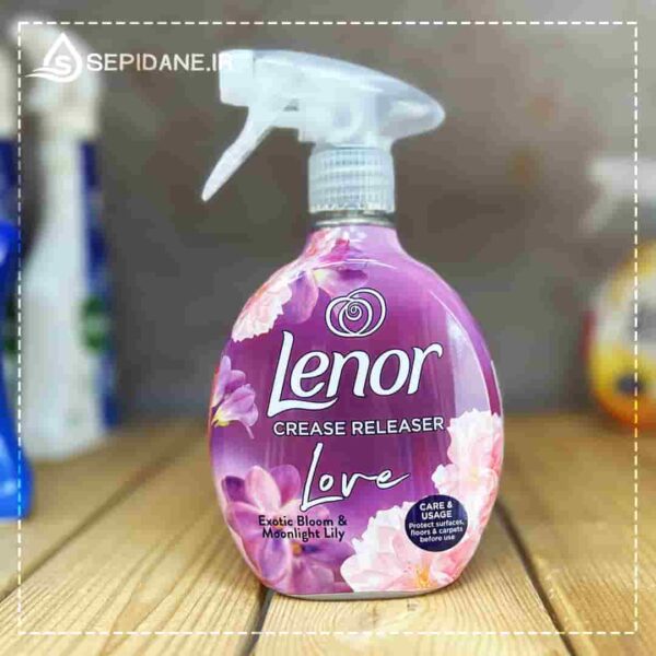 اسپری ضدچروک و خوشبوکننده لباس لنور مدل exotic bloom حجم 500 میلی لیتر اورجینال - Image 2