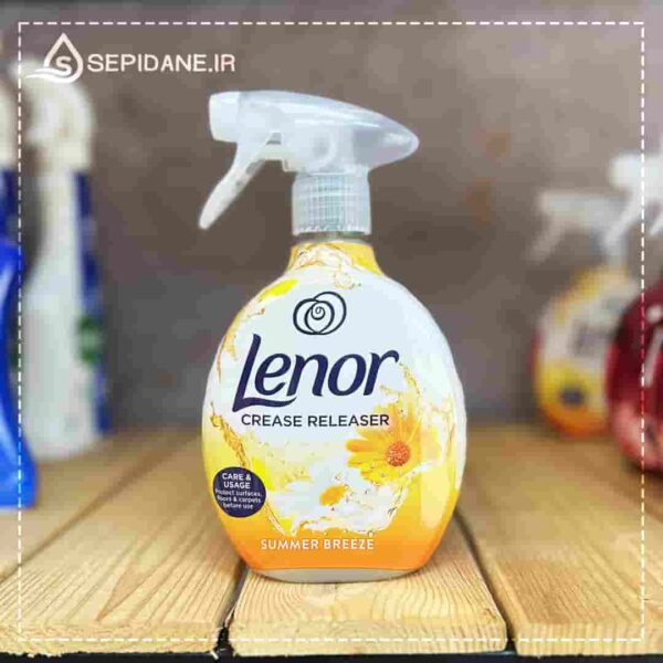 اسپری ضدچروک و خوشبوکننده لباس لنور مدل summer breeze حجم 500 میلی لیتر اورجینال - Image 2