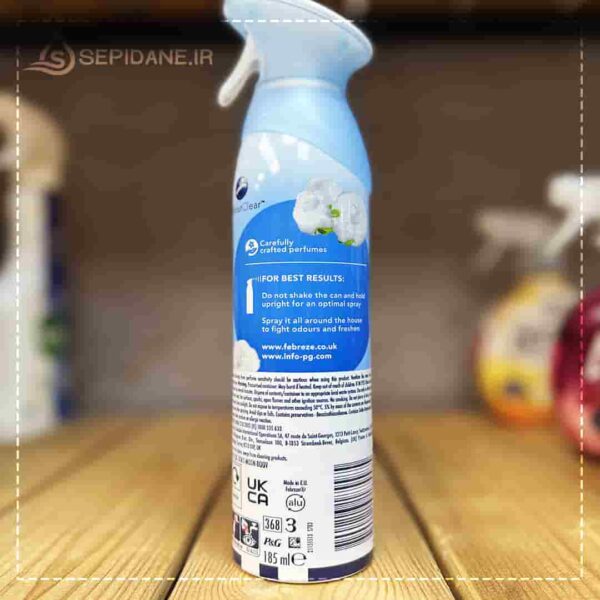 خوشبوکننده هوا فبریز Febreze مدل Cotton Fresh حجم 185 میلی لیتر اورجینال - Image 3
