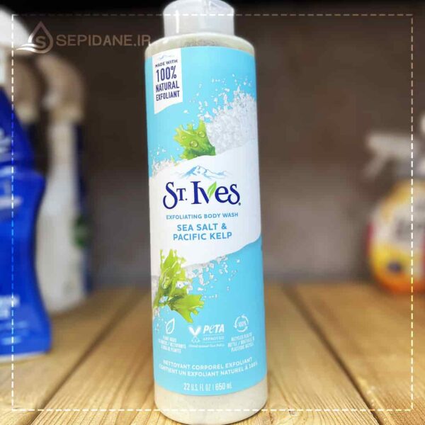 شامپو بدن نمک دریا و جلبک دریایی سنت ایوز ST.Ives حجم 650 میلی لیتر اورجینال - Image 2
