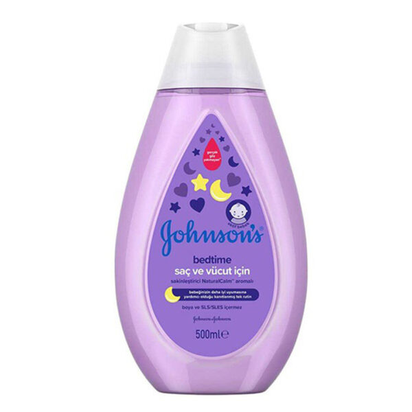شامپو سر و بدن کودک جانسون Johnson مدل bed time حجم 500 میلی لیتر اورجینال