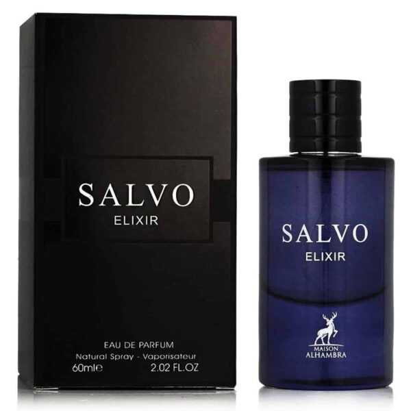 ادکلن سالوو الکسیر الحمبرا ALHAMBRA SALVO ELIXIR حجم 60 میلی لیتر اورجینال