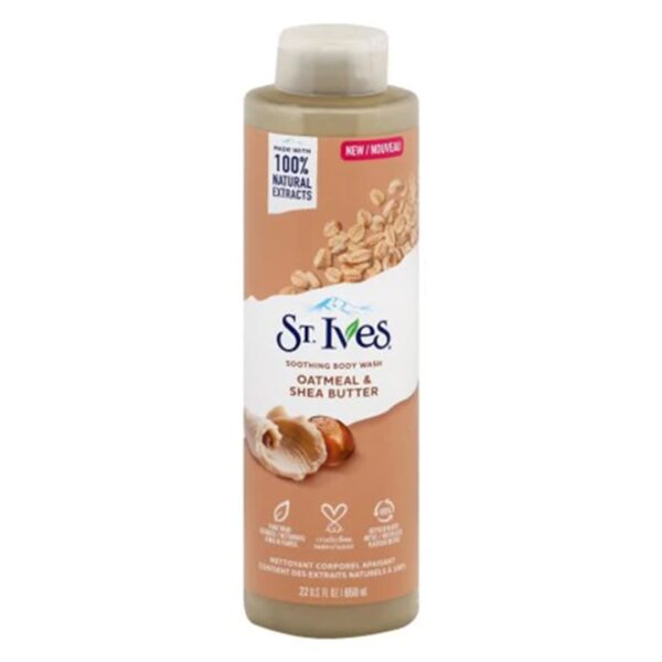 شامپو بدن جو دو سر و شی باتر سنت ایوز ST.Ives حجم 650 میلی لیتر اورجینال