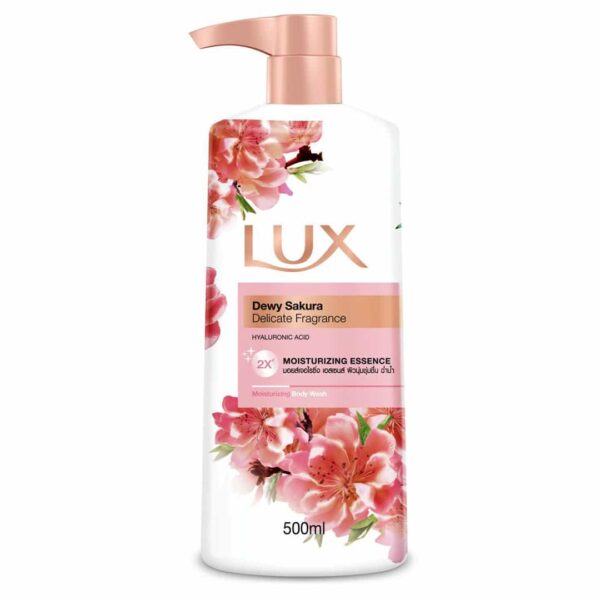 شامپو بدن لوکس LUX رایحه شکوفه های گیلاس ژاپنی حجم 500 میلی لیتر اورجینال